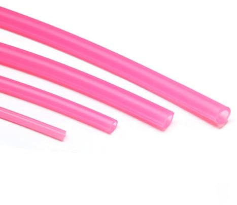 1 Tuyau Flexible En Caoutchouc De Silicone Rose, Tube De 1 Mètre De Qualité Alimentaire, Options Complètes De Taille ID Et OD, Arrosage De Jardin Et Utilisation Quotidienne(ID 3mm x OD 5mm)