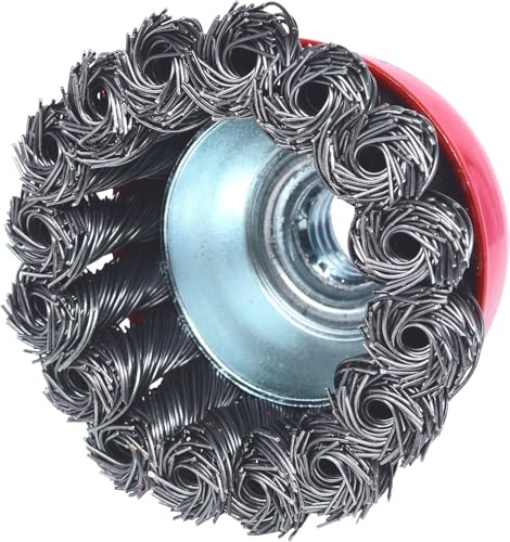 KS Tools 340.0022 Stahldrahttopfbürste 0,5mm, Ø 65mm