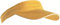 MB Caps Sport Sun Visor mit kontrastfarbenem Sandwich in 12 Farben für Golf, Tennis, Angeln von notrash2003® (Gelb-Weiss)
