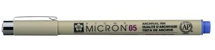 Pigma Micron Pen 05 .45mm Open Stock-Blue