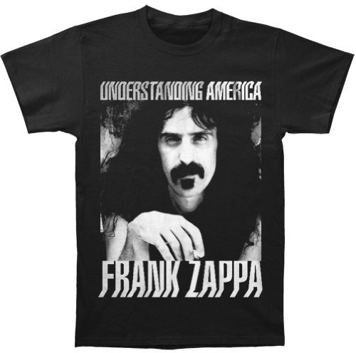Frank Zappa T-shirt Uomo Understanding America Nero, Nero, S
