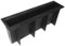 @tec Betonform Schalungsform Gießform Plastikformen für Beton, Rasenkante - Rasenrandstein - Bordstein - Randstein - Beeteinfassung - Beetumrandung - Beetbegrenzung - 50x20x7 cm