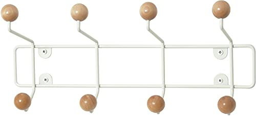 Leitmotiv Kugel Wandgarderobe Balls Holz 8 Haken