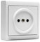 FAMATEL – Base Sin TT | Superficie | 16A | 250V | 65 x 65 mm | Serie Living 8000