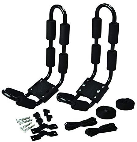 Attwood 11441-4 Kayak J-Style Roof Rack Carrier Kit, One Size