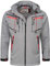 Arctic Seven Herren Softshell Jacke Funktionsjacke Outdoor Regenjacke Atmungsaktiv Fleece Innenfutter AS088 [AS-088-Hellgrau-Gr.4XL]