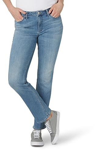 Lee Women's Legendary Mid Rise Straight Leg Jean Anchor 12