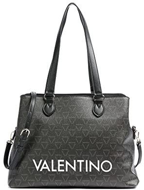 Valentino 3KG-LIUTO, Sacoche D'ORDINATEUR Portable Femme, Nero/Multicolor, Taille Unique
