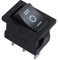 Aflytep Encendido - apagado –encendido 3 Posiciones Interruptor basculante embebido AC 250V / 125V 6A / 10A Negro SPDT Palanca de bisagra Normalmente abierto ON-OFF-ON