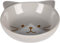 Flamingo Gamelle pour Chats Kapo céramique Gris Rond - 280ml - 13,5x14,5x4cm - Gamelle pour la Nourriture et l'eau pour Chat