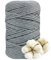 DXRPO Makramee Garn 5mmx100m, Baumwollgarn Makramee, Macrame Cord für DIY Makramee Wandbehang, Makramee Blumenampel, Weihnachten Deko, Geschenke für Gute Freunde, Pflanze Aufhänger Boho Deko,Grau