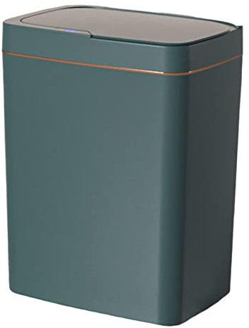 AWHAO Poubelle à détection Automatique, récipient pour déchets, 18L Jaune
