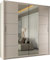 SLIDING WARDROBE 4U Winnipeg Double Door Sliding Mirror Wardrobe with Adjustable Shelves and Hanging Rails (White, 180cm)