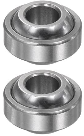 sourcing map 2Stk GEG8C Sphärisch Schlicht Lager 8mmx19mmx11mm Versiegelt Sphärisch Radiales Kugellager