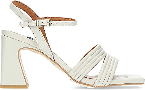 angel alarcon Sandalias Robyn de la Talla 35 en Color Nacre