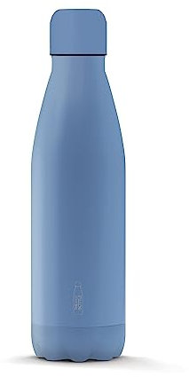 THE STEEL BOTTLE - Bouteille thermique en acier inoxydable, isolation sous vide à double paroi, capacité 500 ml, fermeture hermétique, bouteille d'eau portable (Pastel Ocean Blue)