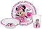 infinite by GEDA LABELS (INFKH) 840180 Vajilla infantil Minnie Kids, Polipropileno, 3 Piezas