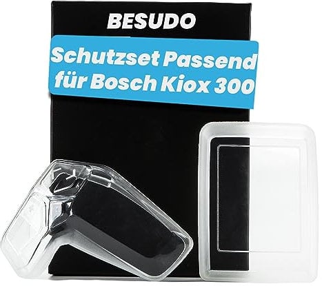Besudo Schutzhülle-Set passend für Bosch Kiox 300 & Bosch LED Remote Steuereinheit - Protective Hülle Schutz Cover vor Kratzern Stößen für BHU3600 & BRC3600 Ebike Zubehör - L042-K-300