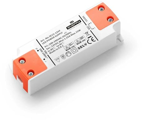 LED Trafo LED Transformator LED-Powersupply Snappy SE15-12VF 12V 15 Watt