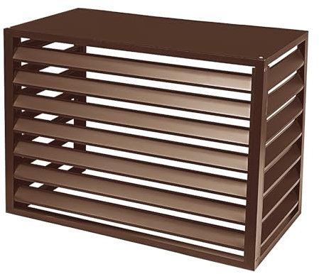 Klimaanlagen Abdeckung aus Aluminium Blumenständer Draußen Gitter Klimaanlagen Zaun Für Außengeräte Dekorativer Bildschirm Der Klimaanlage Sichtschutz Zäune Jalousien Design ( Size : 100x50x70cm )