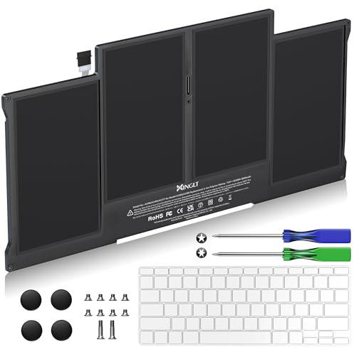 Higher Capacity 8000+mAh Replacement Laptop Battery for MacBook Air 13 inch A1466 Battery(Mid 2012, Mid 2013, Early 2014, Early 2015,2017) A1369(Late 2010, Mid 2011 Version) fits A1496 A1405 A1377