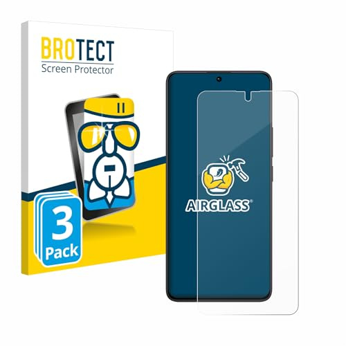 BROTECT Schutzglas für Xiaomi Redmi Note 13 Pro 5G | 3 Stück Transparenter Displayschutz Made in Germany Schutzfolie Panzer Folie Glas 9H Anti-Fingerprint Einfache Montage Clear