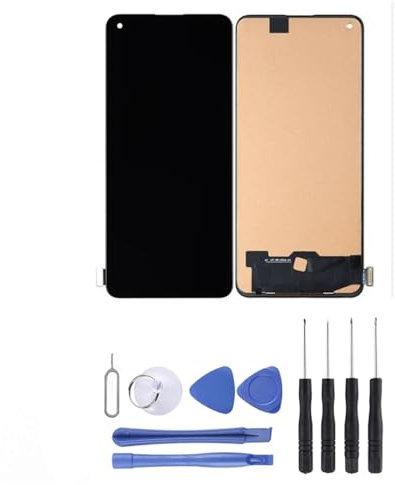 JUANIO Pantalla Completa: Vidrio Táctil + Pantalla LCD Compatible con Realme 7 Pro Talla 6.4 RMX2170 + Herramientas