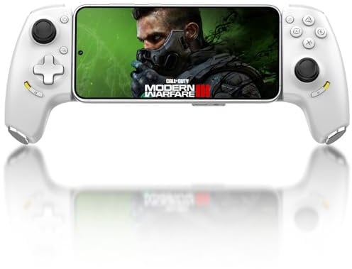 Joso Controlador de Teléfono para iPhone 15/16 y Android (USB-C), Mando de Juego Remoto para Consola PS5/PS4/Xbox, Joysticks Efecto Hall, 2 Botones asignables, Jack Audio 3,5 mm