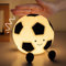YISUN Fußball Nachtlicht, Nachtlicht Kinder, Tragbares Fußball Nachtlicht mit Touch Steuerung und Timer, Wiederaufladbare Dimmbare Silikonlampe, Nachttisch Schlafzimmer Tischdekoration Fussball lampe