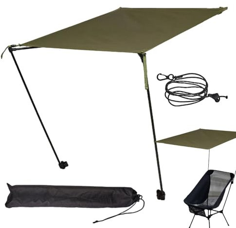 gifyym Ombrellone da spiaggia portatile,ombrellone da spiaggia resistente - da sole retrattile per ombrellone da spiaggia, da spiaggia, tende da sole per escursioni, viaggi, picnic, avventure