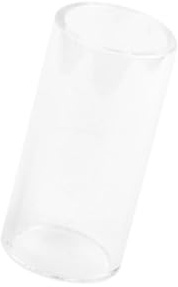 ICDKOYK Barra deslizante para guitarra de borosilicato alto, transparente, hermosa y práctica, ideal para entusiastas de las cuerdas. Diámetro exterior la cuerda: aprox. 2,5 cm (0,9 pulgadas).