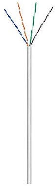 Goobay 95410 CAT 5e Netzwerkkabel, U/UTP, Grau