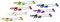 SixPack Racing Chopstix Cr-Mo Set Schnellspanner, blau, One Size
