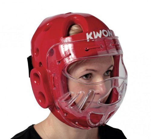 KWON Kopfschutz Ksl, Mit Visier, Versch. Farben Kwon Rot L