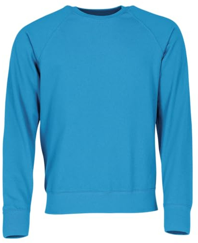 Fruit of the Loom Mens Lightweight Raglan Sweatshirt (240 GSM) (M) (Azure Blue)