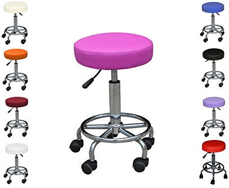 Simply Ergonomischer Drehhocker mit Lehne Rosa