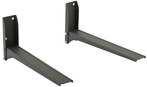 Soporte para Montaje en Pared Universal Cajas de Altavoz para microondas Reproductor de DVD Bluray Modelo Negro: H76B