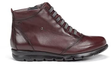 Fluchos Susan Zapatos de Cordones Derby, Mujer, Rojo (Sugar Burdeos Burdeos), 40 EU (6.5 UK)