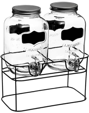 Secret de Gourmet - Double Distributeur de Boisson Fresh 8L Transparent