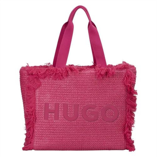 HUGO Becky Tote R, Sac à main Femme, Bright Pink, One Size