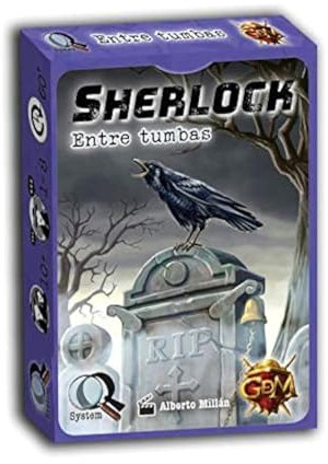 Zwischen den Gräbern - Sherlock Q System - Deduktionskartenspiel - Mittelstufe - 1 bis 8 Spieler - ab 10 Jahren - 60 Min.