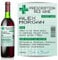 Personalised Prescription Red Wine Label from TigerMill Publishing – Fun Birthday Gift idea (Green Label)