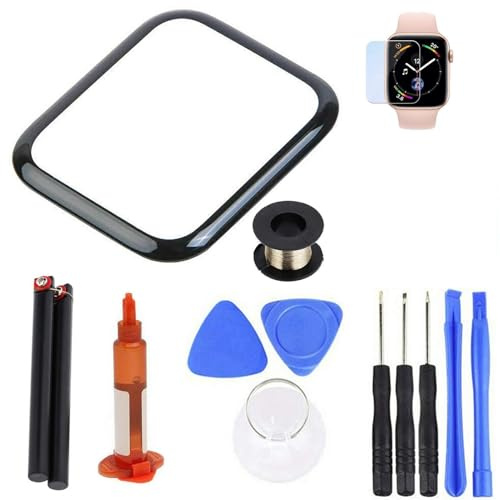 UV Glue Watch Lens Screen Glass Replacement Repair Kit Compatible with Apple Watch 2/3/4/5/6 Series Compatible with Apple Watch 40mm (Series 6)