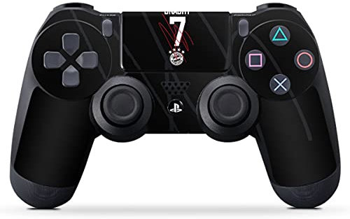 DeinDesign Skin kompatibel mit Sony Playstation 4 PS4 Controller Folie Sticker FC Bayern München FCB Gnabry