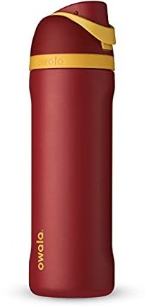 Owala Harry Potter FreeSip Isolierte Edelstahl-Wasserflasche mit Strohhalm für Sport und Reisen, BPA-frei, 700 ml, Gryffindor