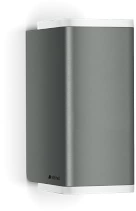 Steinel Wandleuchte L 930 Anthrazit, Up-/Downlight, 9.3 W LED Außenleuchte, 3000 K warmweiße Wandlampe, Aluminium