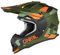 O'NEAL | Motocross-Helm | MX Enduro | ABS-Schale, Lüftungsöffnungen für optimale Kühlung | 2SRS Helmet SPYDE V.23 | Erwachsene | Grün Schwarz Orange | Größe XL (61/62 cm)