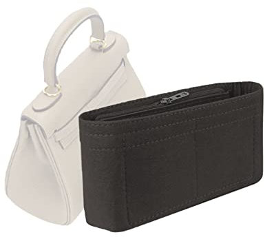 Taschen-Organizer für Hermes Kelly Einsatz, 28 Taschen, Geldbörsen-Organizer1011grau-M