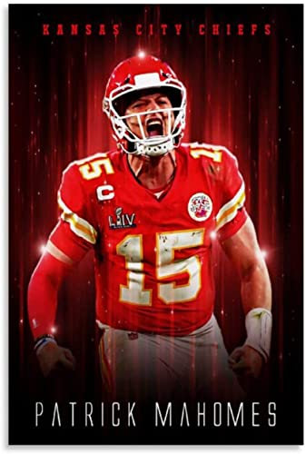 Puzzle 1000 Teile Erwachsene und Kinder Kc Chiefs Patrick Mahomes Plakatmalerei Holz Puzzles Stress Freisetzung Spiel 1000 Piece 29.5x19.6inch(75x50cm) Kein Rahmen