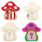 Baker Ross FX190 Puertas de Madera de Hadas de Otoño - Juego de 4, Actividades Hechas a Mano para Niños